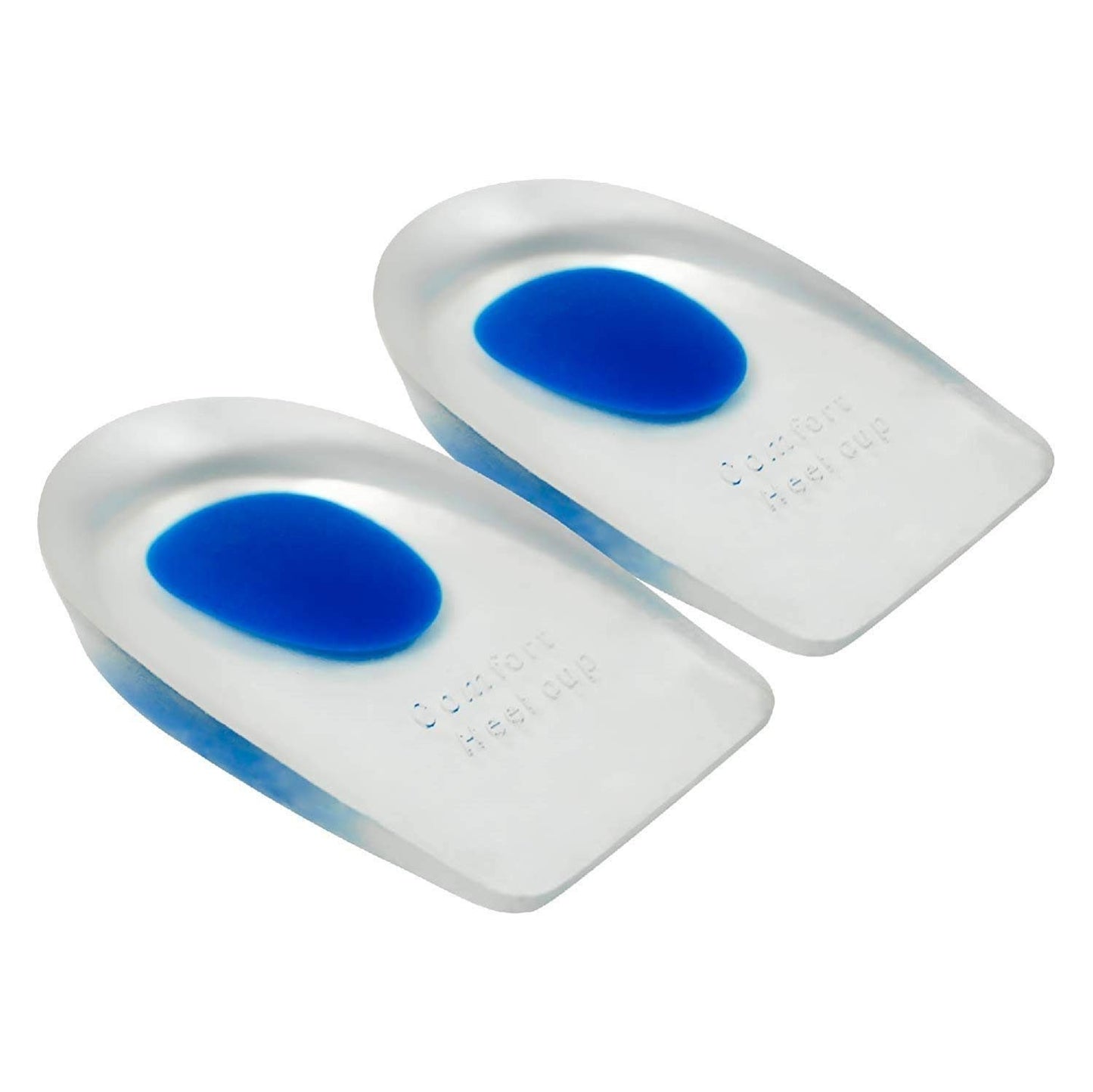 Blue Silicone Gel Heel Protector Insoles – Pain Relief & Shock Absorbing Orthopedic Support for All-Day Comfort (1 Pair)