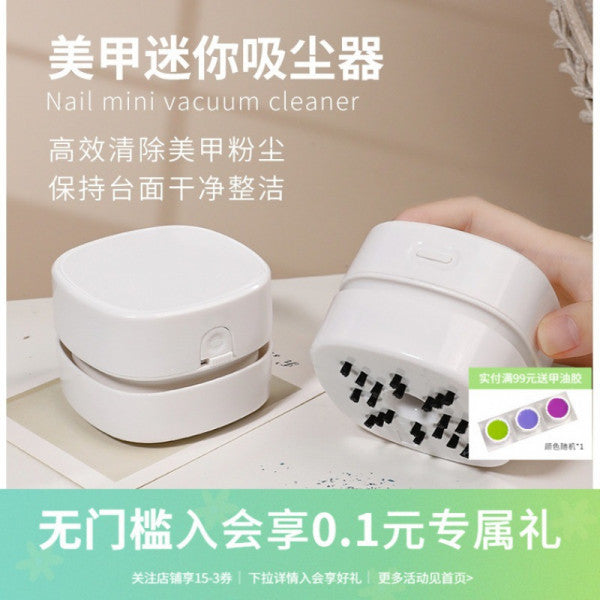 Mini Desktop Vacuum Cleaner – Portable Wireless Dust & Crumb Remover