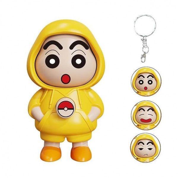 Shinchan Face Changing Keychain – Cute Cartoon Bag & Car Charm