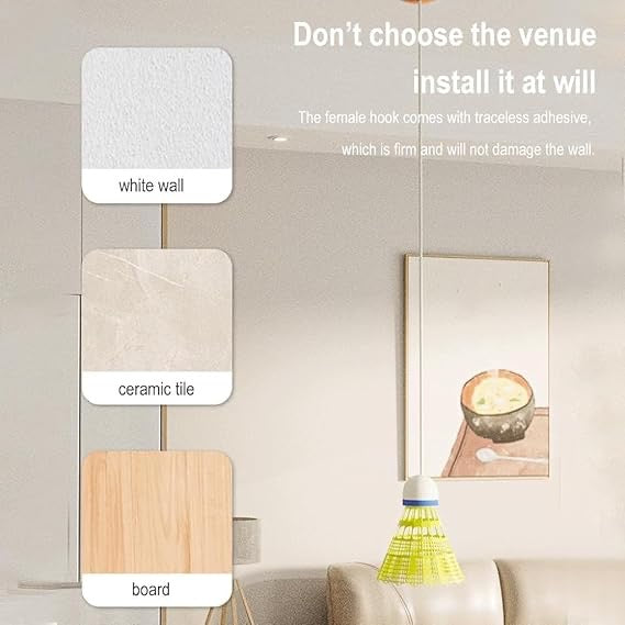 Badminton Trainer Tennis Portable Kit Badminton
Equipment Single-player Training Device Trainer Tools Training Equipment Training Set Durable Abs Individual