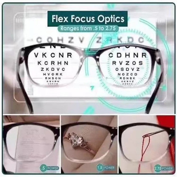 One Power Readers – Adjustable Focus Reading Glasses (0.5–2.5)