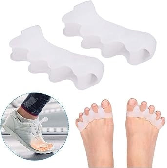 Orthopaedic Toe Separators Against Hallux
Valgus Claw Toes, Toe Separator for Men and Women, Skin-Friendly Soft Gel Silicone Toe Separator - 1 Pair