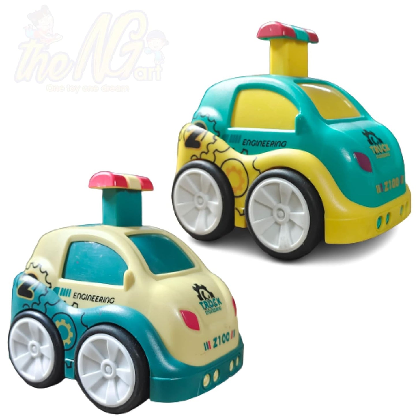Press and Go Truck Car – Multicolor Toy for Kids