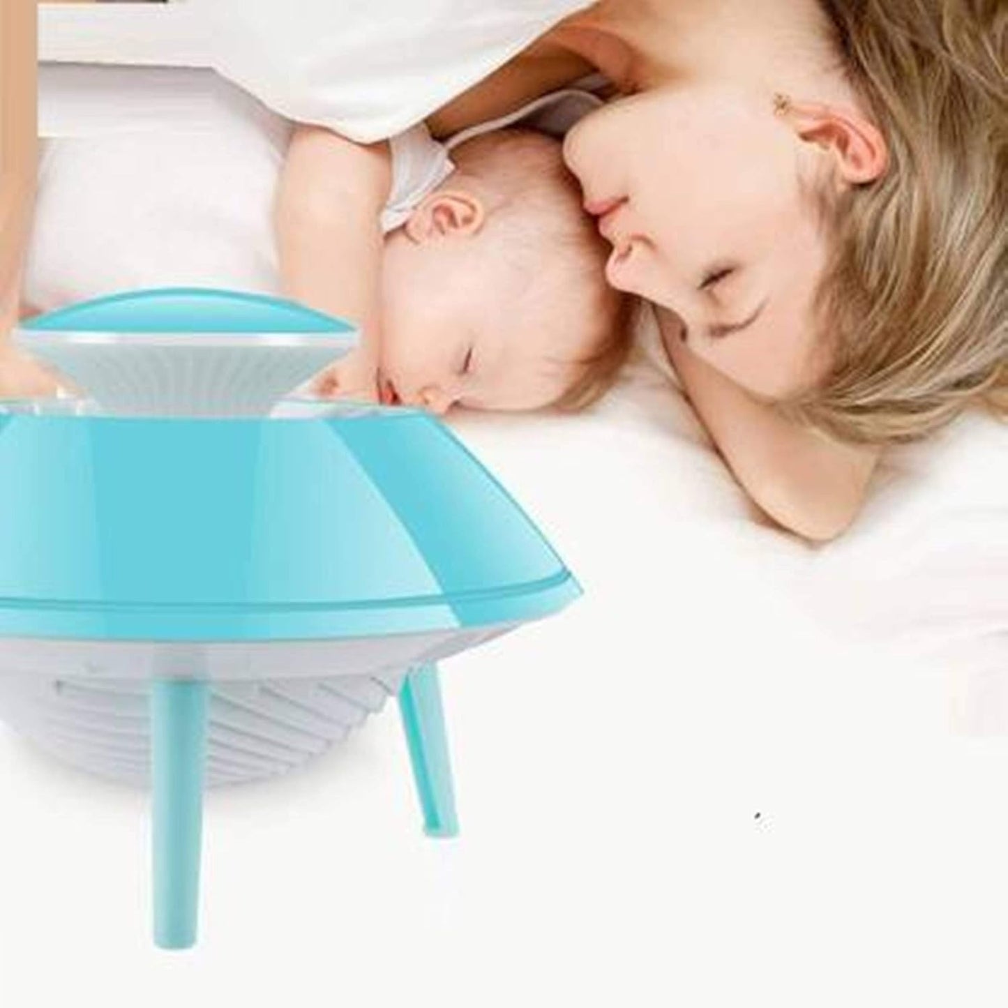 🚀 Space Ship Mosquito Killer Lamp – USB LED Inhalation Trap for Safe & Silent Protection