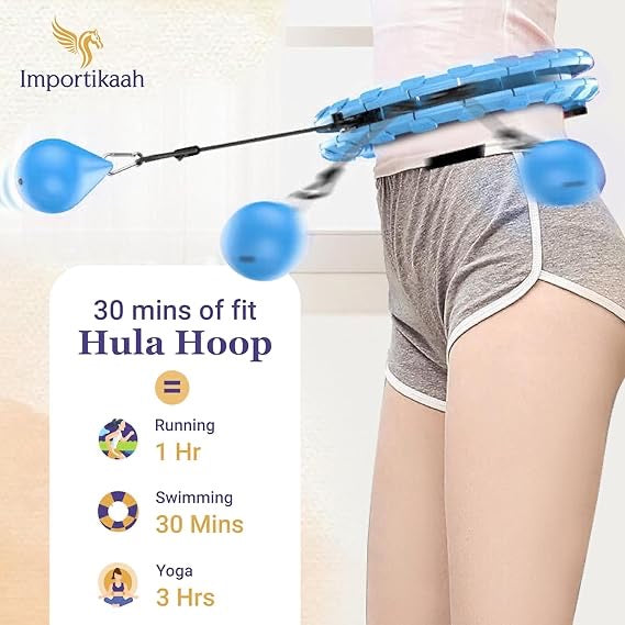 Smart Weighted Hula Hoop – Adjustable Infinity Hoop for Adults, Waist Slimming & Home Fitness