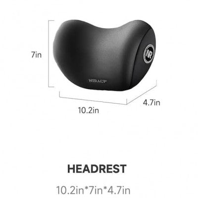 Memory Foam Car Headrest Pillow – Ergonomic Neck Support for Pain Relief & Comfort