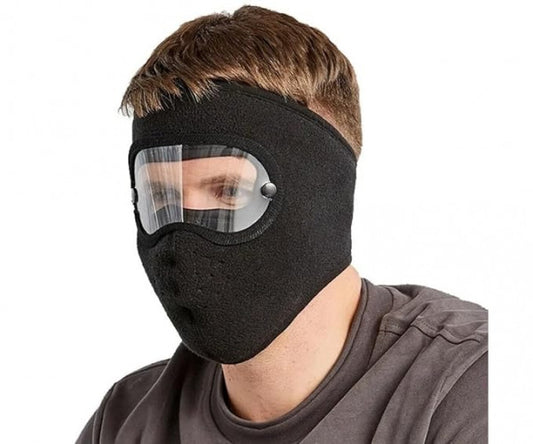Unisex Winter Full Face Mask – Windproof Cotton Balaclava with Eye Protection