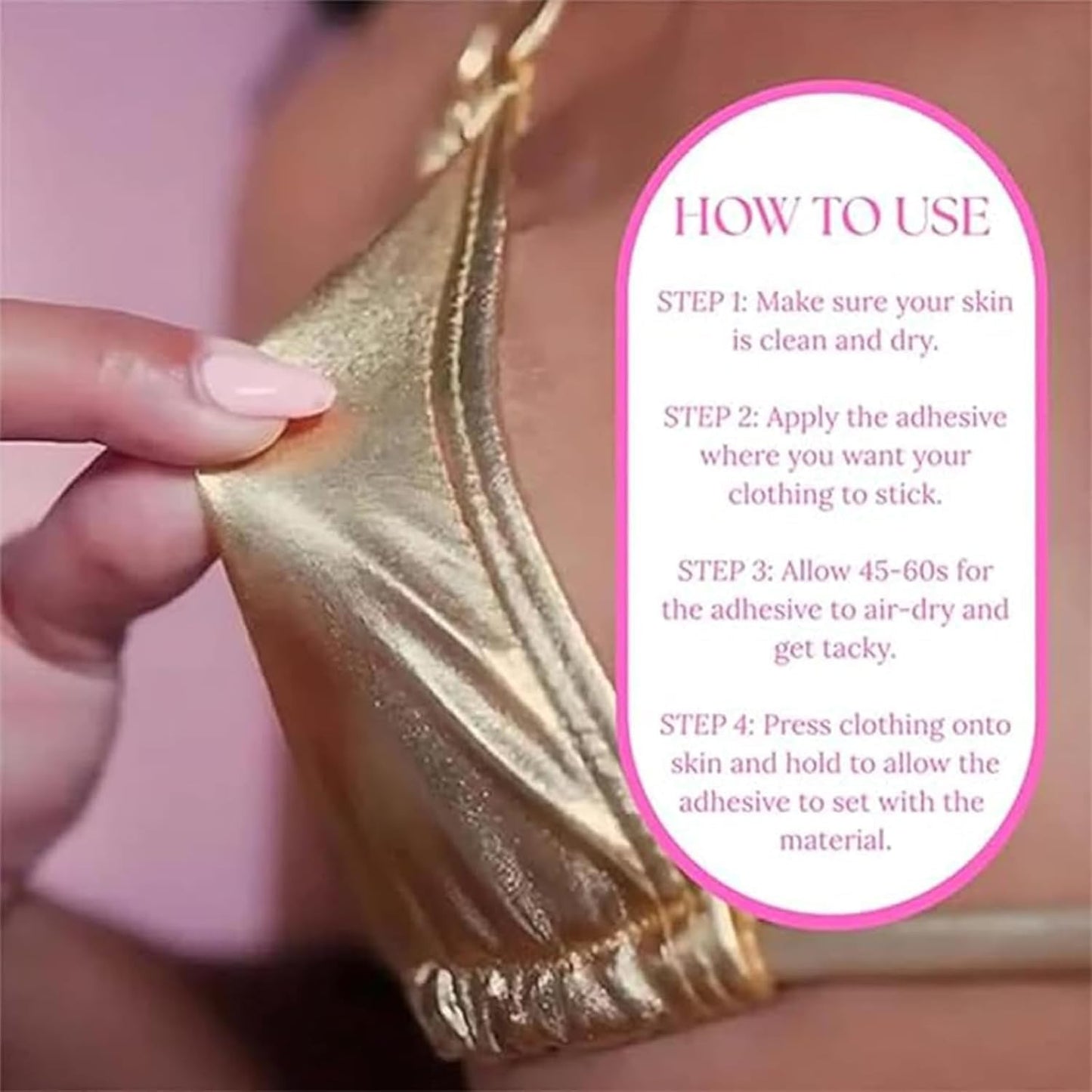 Sweatproof Roll-On Fashion Adhesive for Saree & Dress Hold