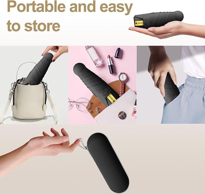 Mini Capsule Umbrella – Compact UV Protection Sun & Rain Umbrella for Women & Men