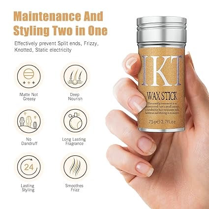 Hair Wax Stick, Wax Stick for Hair Women, Hair pomade stick, Hair Wax for Women Hair Styling, Hair Stick for Frizzy Hair, Hair Setting Stick