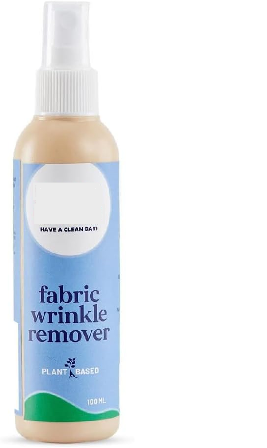 Plant Based Fabric Wrinkle Remover, Removes Creases And Odor, Biodegradable And Non-toxic - 100ml Pack