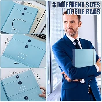 Folio Folder with Pockets – Important Document & Family Emergency Organizer Binder - Multicolor