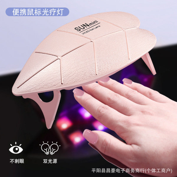 Leaf Shaped Sun Mini Nail Art Lamp – Portable UV/LED Gel Curing Light