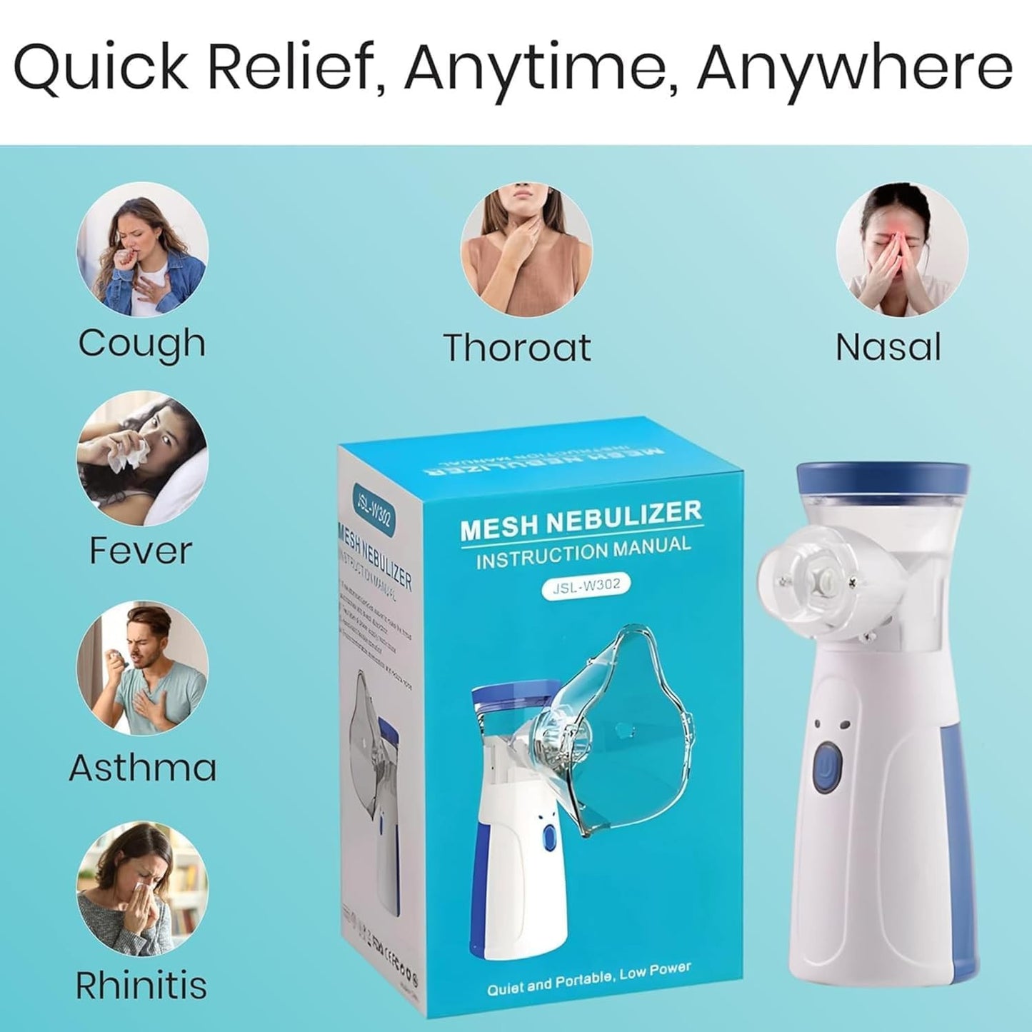Portable Nebulizer Machine – Lightweight, Silent & Easy to Use