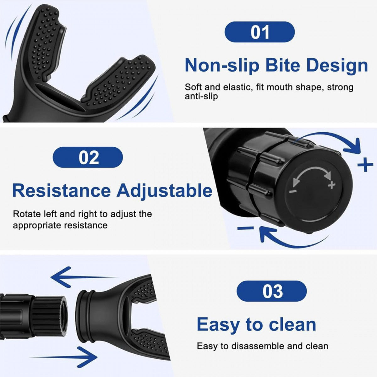 Lung Breathing Trainer – Adjustable Resistance Respiratory Fitness Device