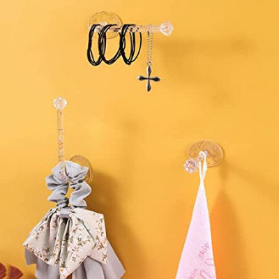 Diamond Crown Hanger Hooks (Pack of 2) – Stylish, Strong & Waterproof