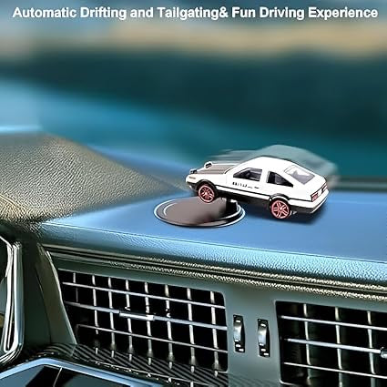 AE86 Drifting Spin Car Ornament – Die-Cast Dashboard Drift Toy with Spinning Action | Perfect for Car Lovers, Collectors & Initial D Fans