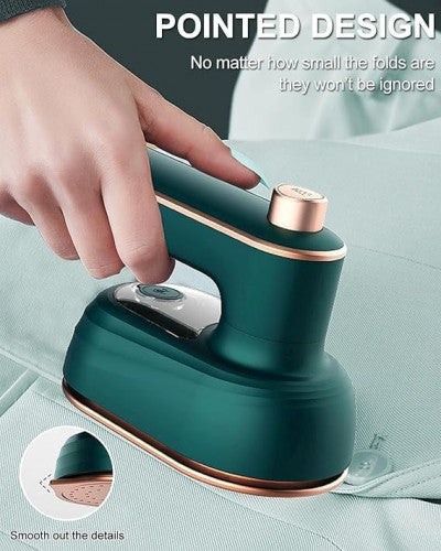 NEW PORTABLE FOLDABLE MINI IRON – 2-in-1 Wet & Dry Travel Steamer