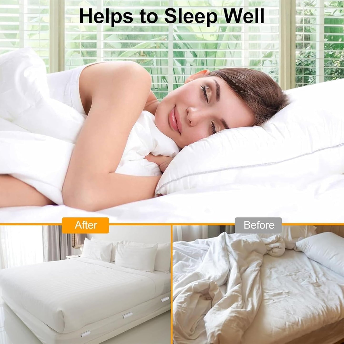 BedSheet Holder Clips – Anti-Slip Sheet Grippers for a Perfectly Tucked Bed