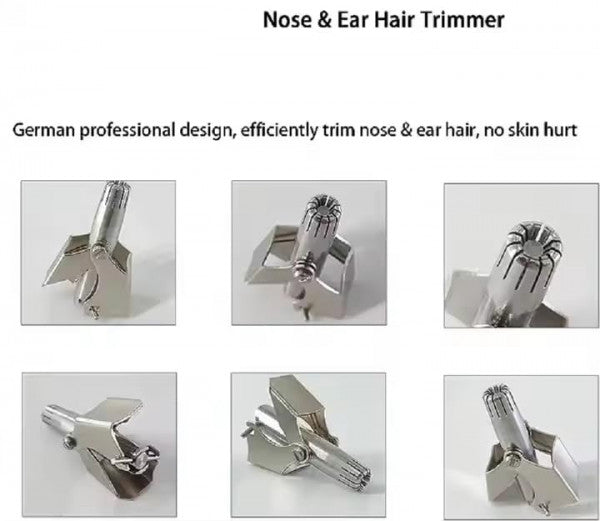 Manual Nose Hair Trimmer – Battery-Free, Portable & Skin-Friendly Grooming Tool for Men & Women