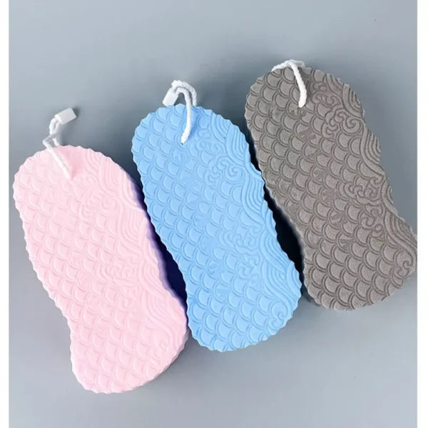 Baby Bath Sponge – Ultra Soft & Painless Bathing Sponge for Newborns (Multicolor)