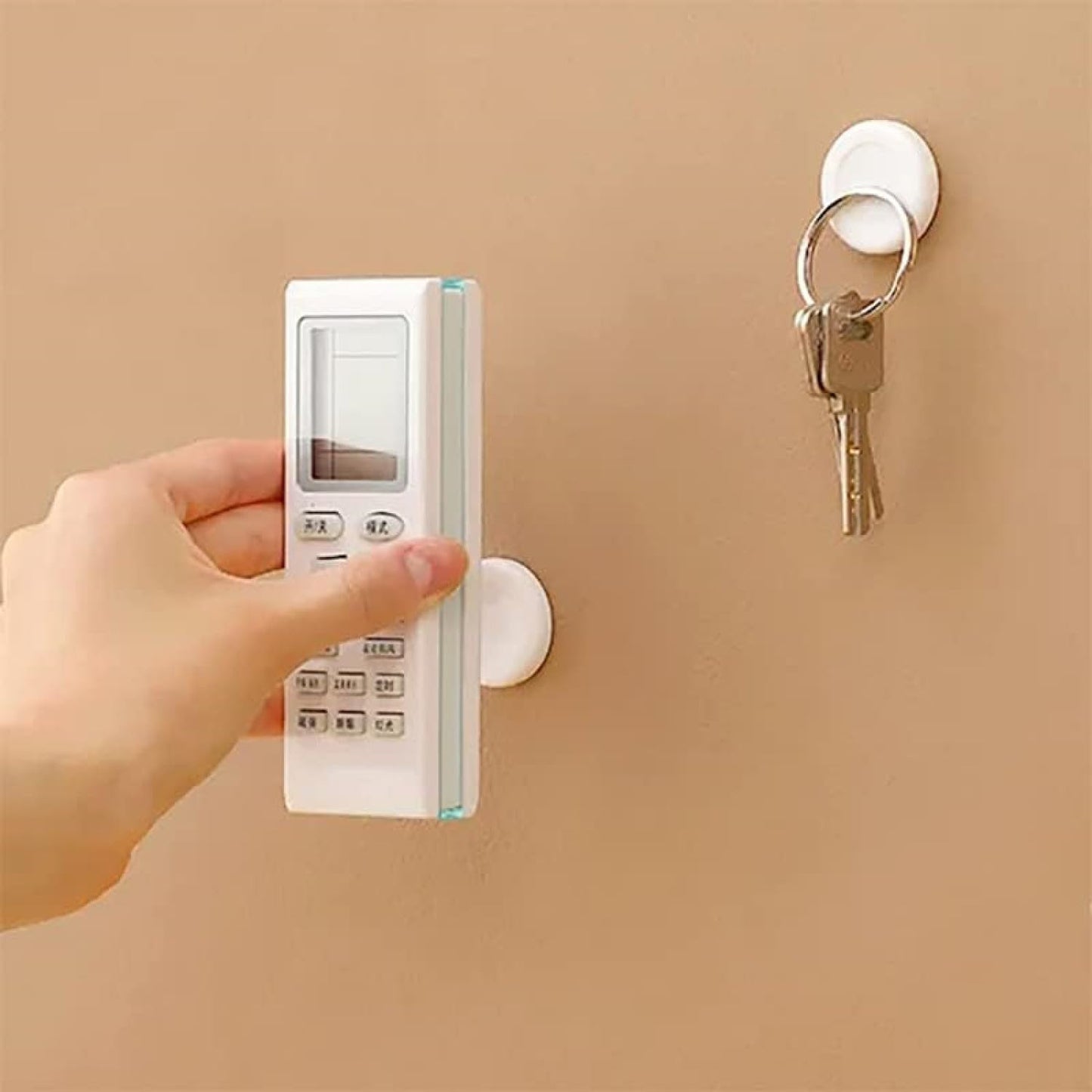 🪝 Magnetic Wall Hooks – Invisible Reusable Clear Adhesive Hooks for Home & Kitchen