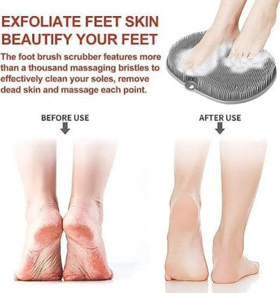 🛁 Shower Foot Scrubber & Massager – Non-Slip, Deep Cleaning & Spa-Like Foot Care