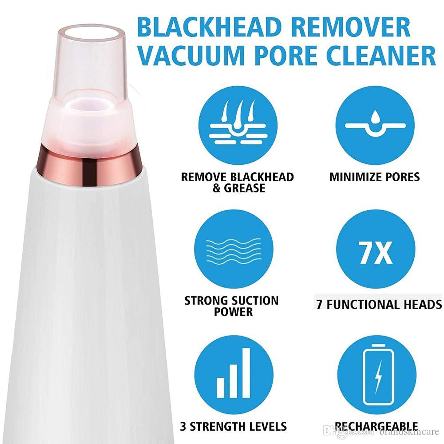 6-in-1 Multi-Function Blackhead Remover Vacuum & Pore Cleaner