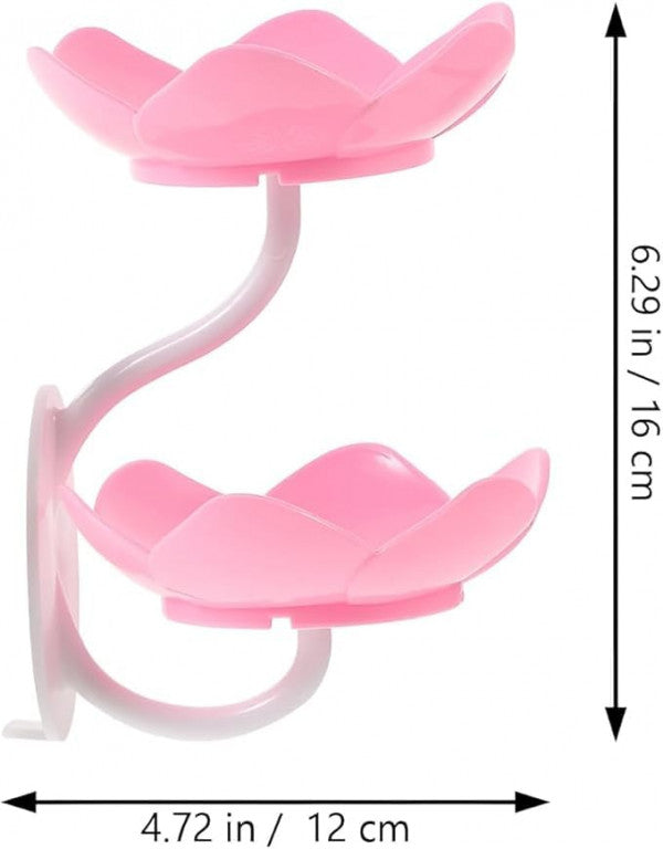 Sabundani Wall Mounted Soap Dish – Multicolor | Double Layer Drainage Design