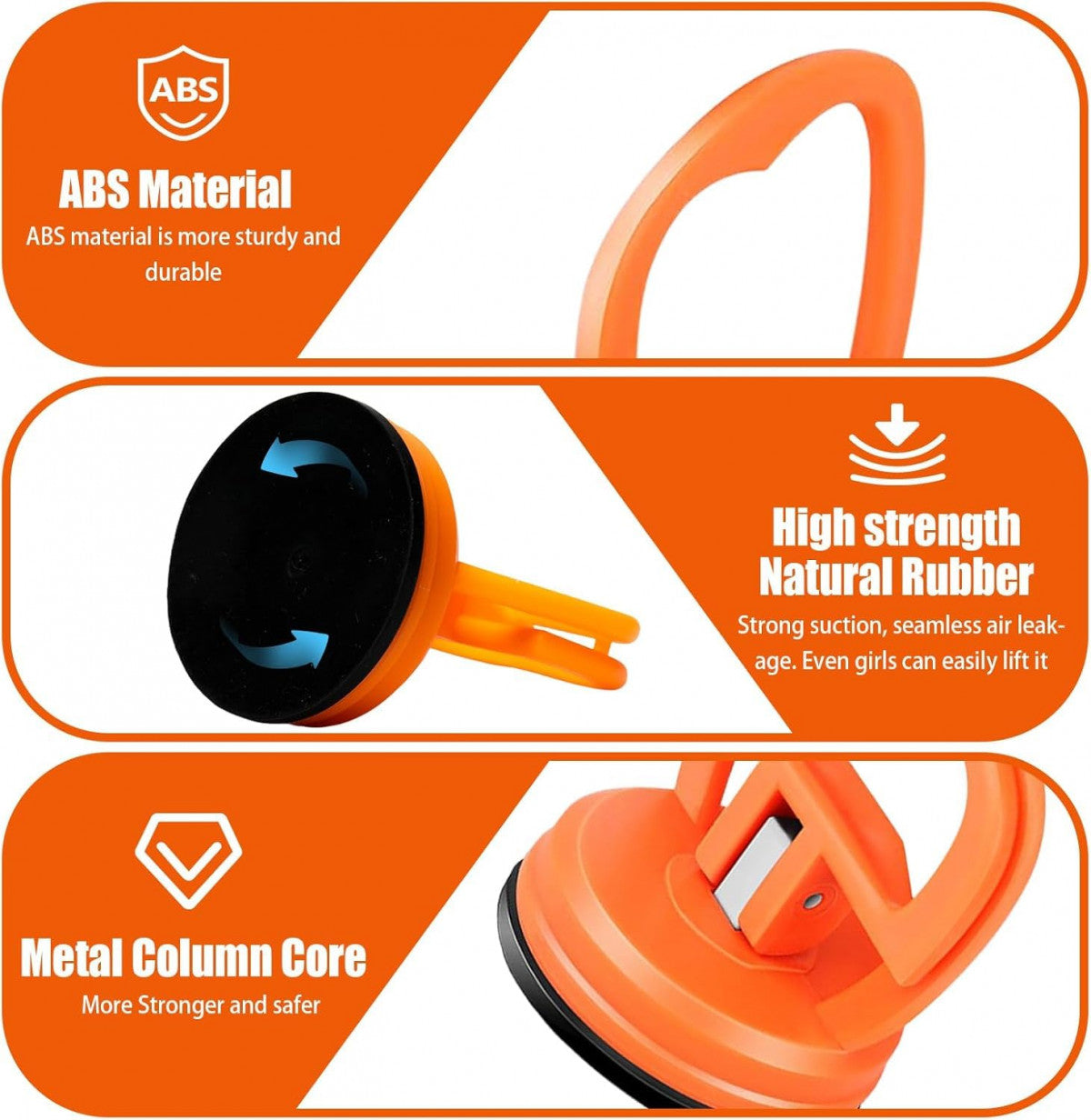 Heavy-Duty Suction Cup Dent Remover – Paint-Safe Car Dent Repair & Glass Lifter Tool