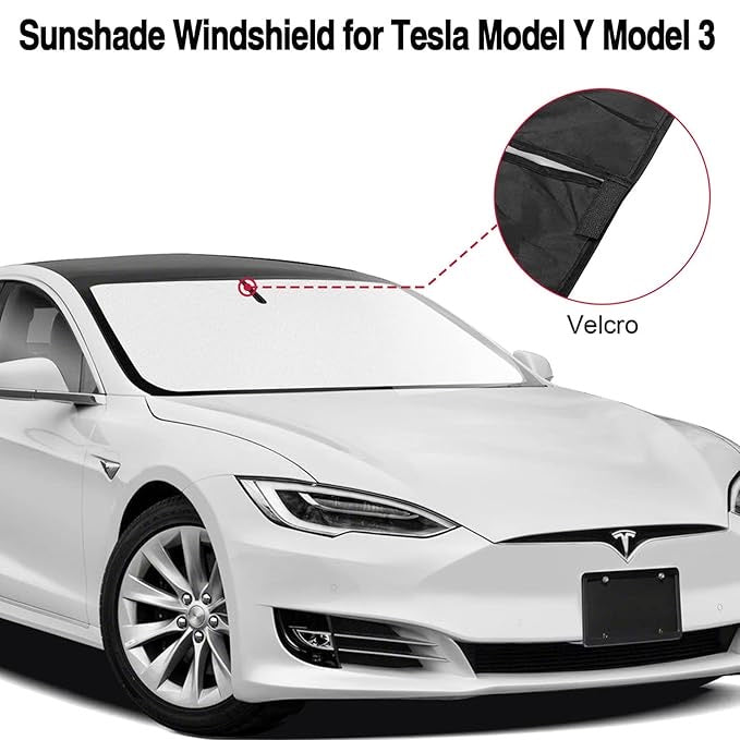 Premium Windshield Sun Shade – Universal UV Protection & Heat Blocker Car Sun Visor, Portable Front Window Cover (145x80 cm)