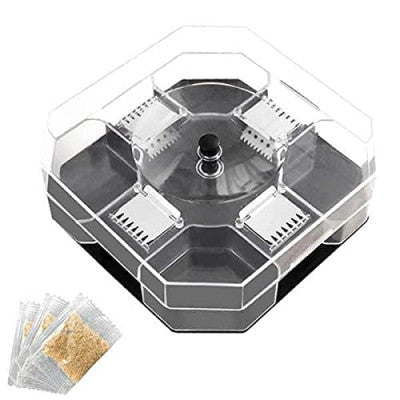 Cockroach Trap Box – Multi-Entry Reusable Roach Catcher with One-Way Locking System