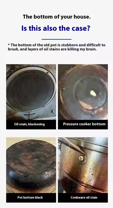 Magic pot washer Upgraded version cleanser rust remover pot bottom cleaner - 200ml pack