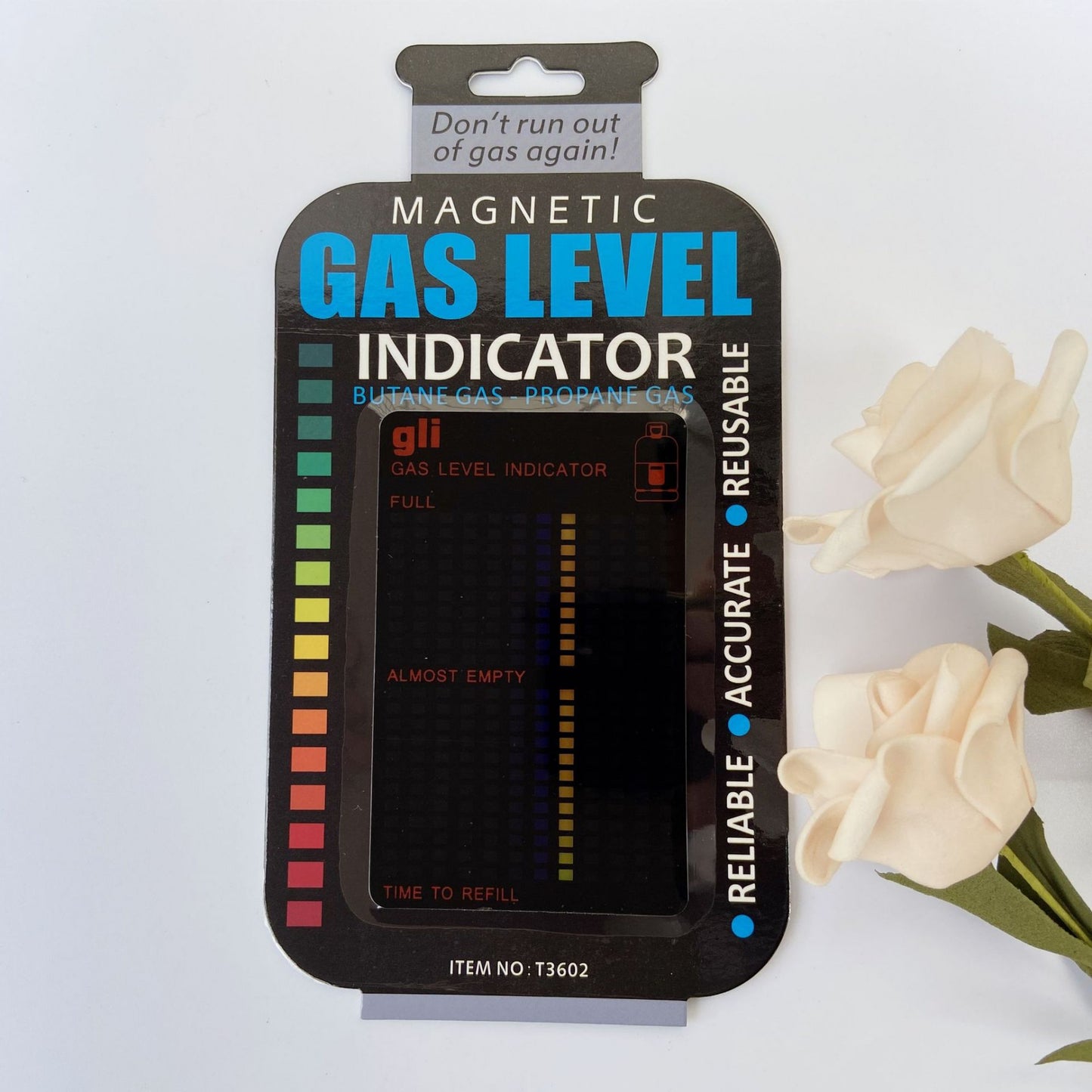 Magnetic Gas Level Indicator – Reusable LPG & Butane Cylinder Gauge