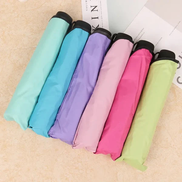 Magic Umbrella – Water Flower Pattern | Windproof, UV-Resistant & Foldable Travel Umbrella