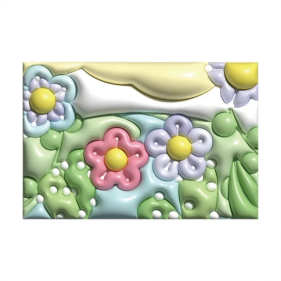 3D Bathroom Door Mat – Soft Anti-Slip Quick Dry Floor Mat (Multicolor)