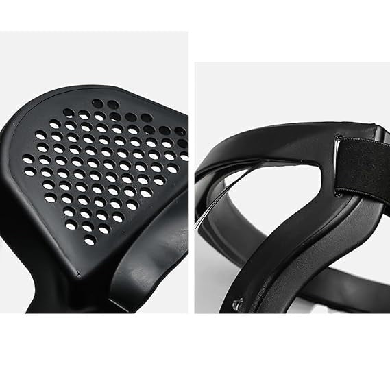 Full Face Shield Removable Filter Plug Anti Fog for Kitchen Restaurant Black| Facility Maintenance & Safety | Personal Protective Equip/PPE | Hard Hats