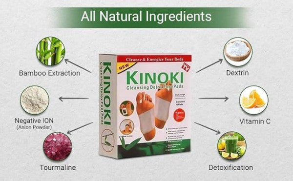 Kinoki Detox Foot Pads – Natural Toxin Remover, Stress Relief & Better Sleep