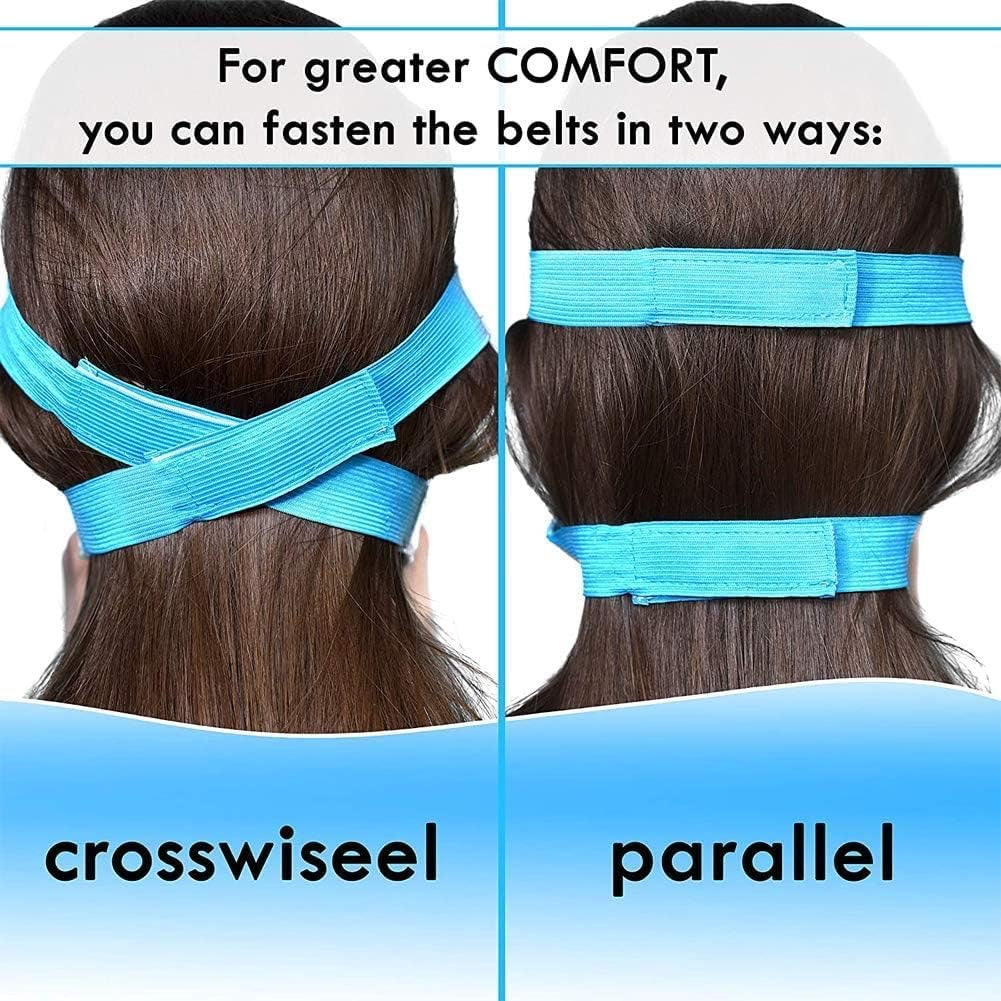 Hot & Cold Gel Bead Face & Eye Mask – Relieves Puffiness, Dark Circles, Migraines & Stress