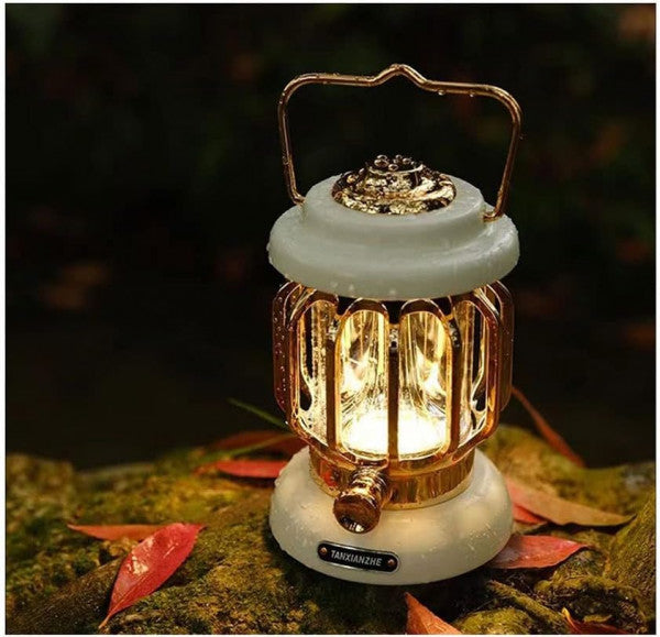 LANTERN LED CAMPING LAMP – Retro Design | Long Battery Life | Adjustable Brightness