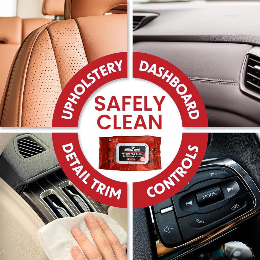 Car Glass Anti-Fog Wipes – Instant Oil Film & Fog Remover