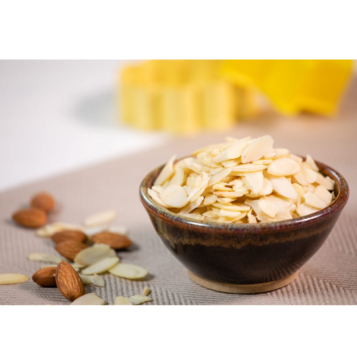 Premium Raw Almond Chips, Natural Badam, Fresh & Unsalted Crunchy Almonds Snacks | Healthy & Tasty