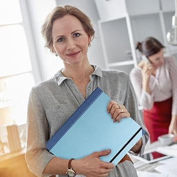 Folio Folder with Pockets – Important Document & Family Emergency Organizer Binder - Multicolor