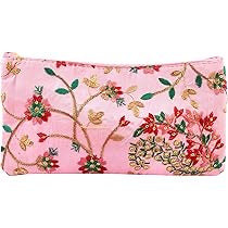 Women's Embroidery Silk Hand Purse Wallet for Wedding Return Gift, Wedding, Dating | Women Hand Purse