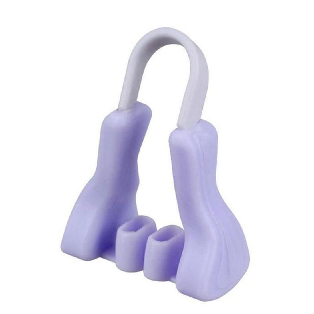 Nose Corrector Clip, Silicone Nose Shaper Clip Convinient Safe for Straighten Nose Bridge for Reshape Nose Braces Beauty Tools Upper Nose Clip Beauty Tool Nose Lifting Clip Nose Lifter Purple Training
