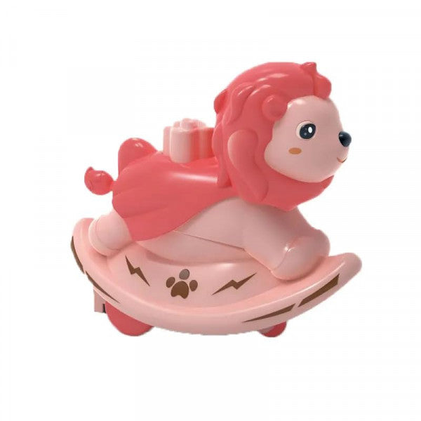 Press & Go Lion Toy – Push Down & Roll Vehicle for Toddlers