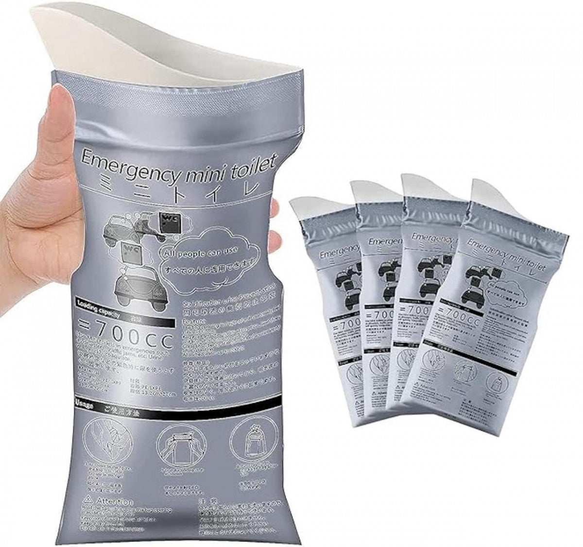 Disposable Urine Bags – Leak-Proof, Unisex Travel & Emergency Solution (700ml)