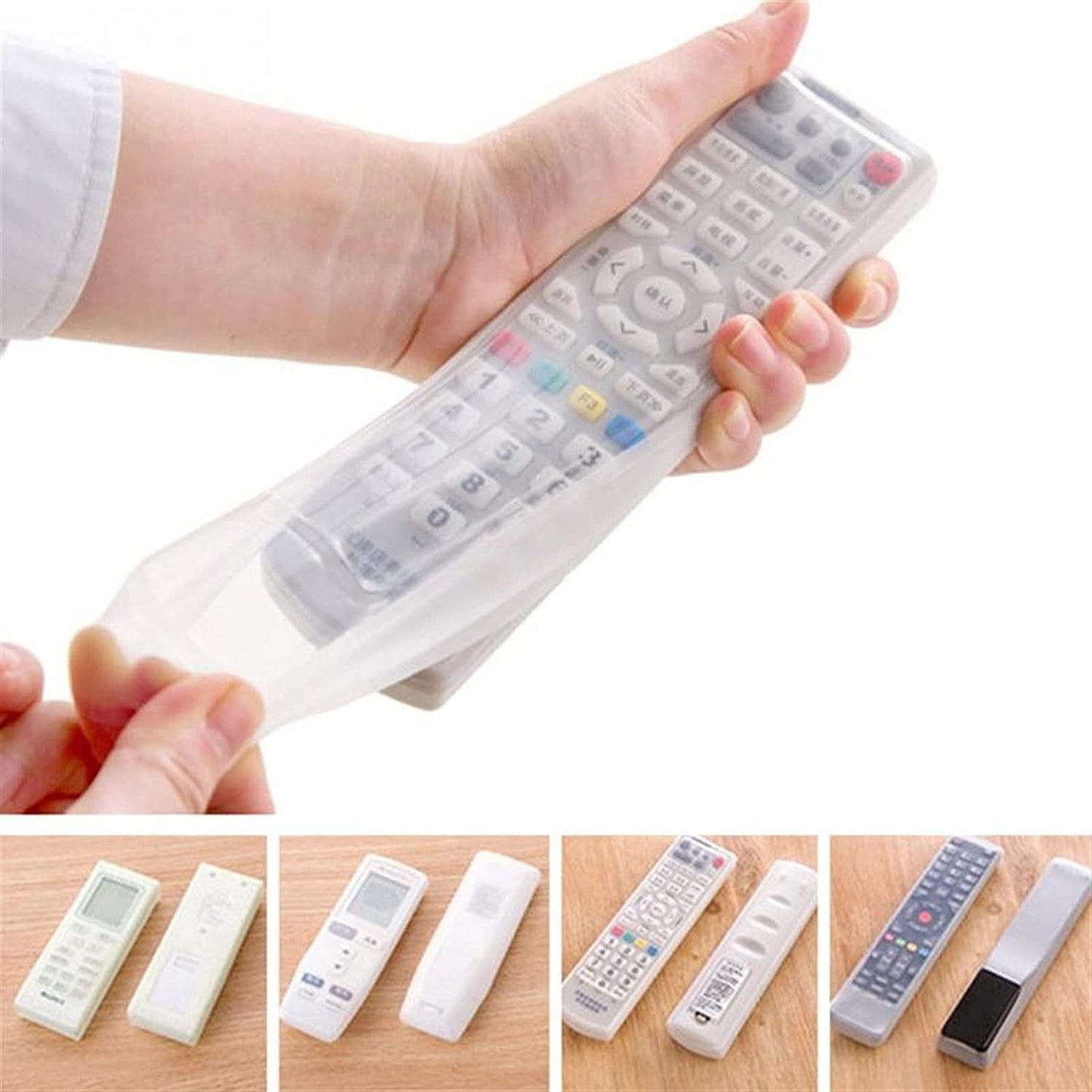 🎮 Silicone Remote Cover (3 PCS) – Soft, Washable & Universal Dust Protection