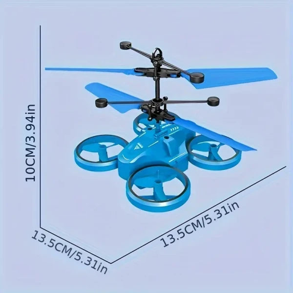 Induction Quadcopter Sensor Helicopter – Smart Flying Toy for Kids