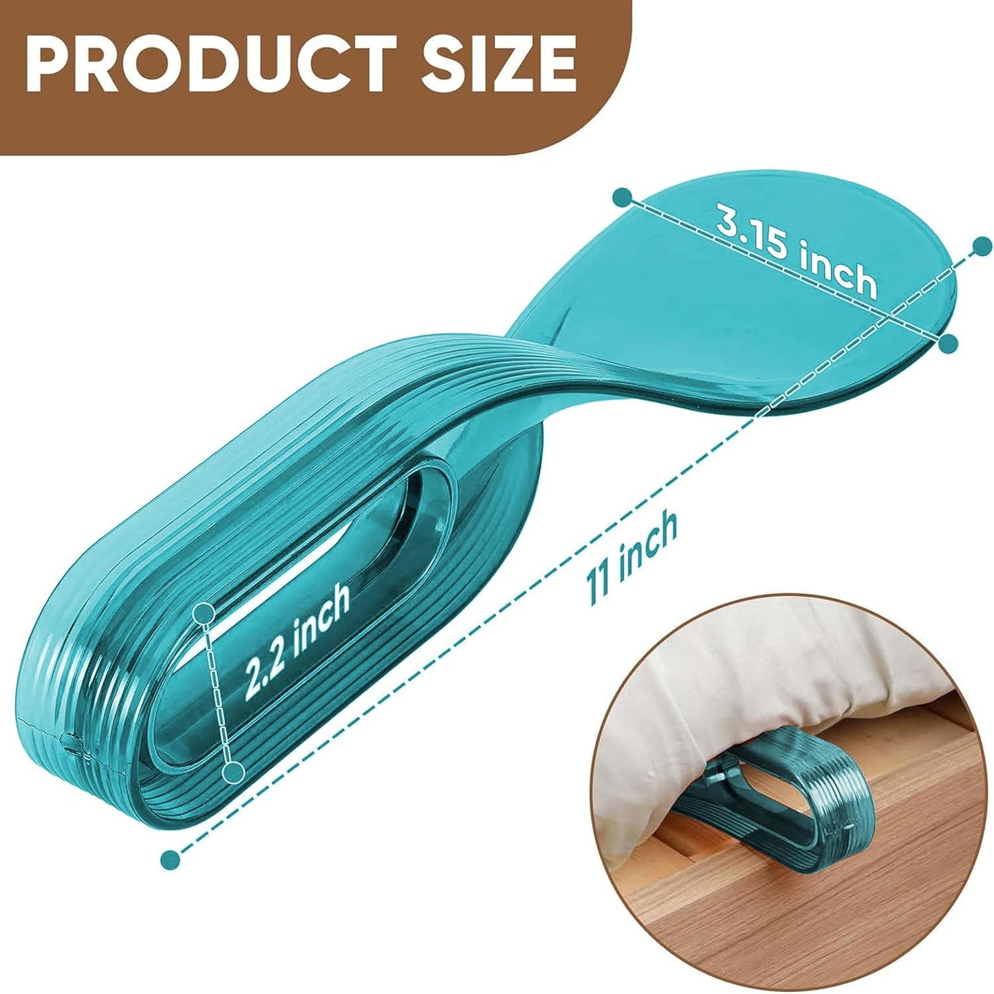 Acrylic Mattress Lifter Tool – Ergonomic Bed-Making Aid for Easy Sheet Tucking & Back Pain Relief